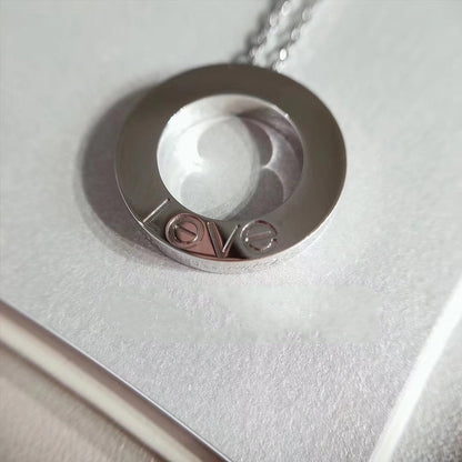 [Lumi Jewelry]LOVE NECKLACE ADJUSTABLE SILVER