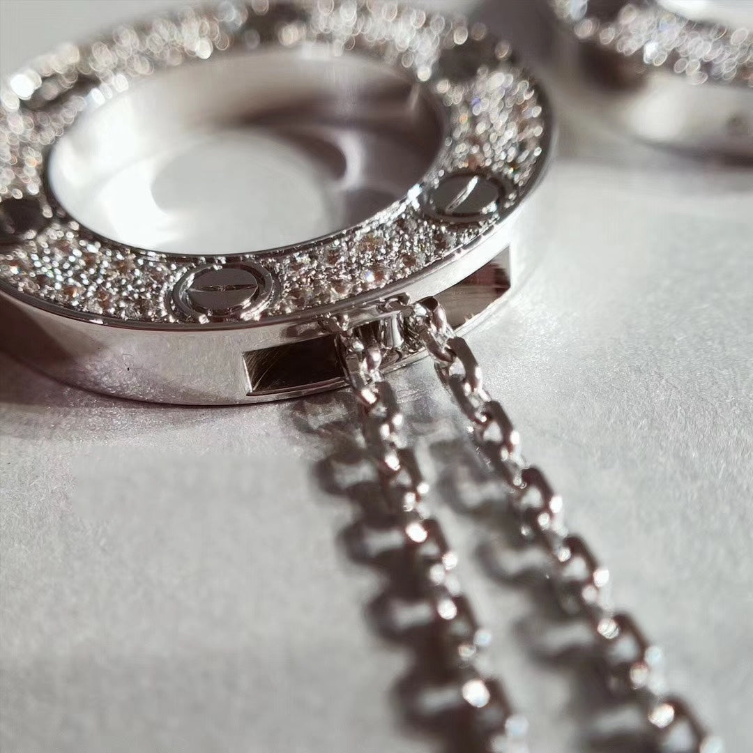 [Lumi Jewelry]LOVE NECKLACE ADJUSTABLE SILVER