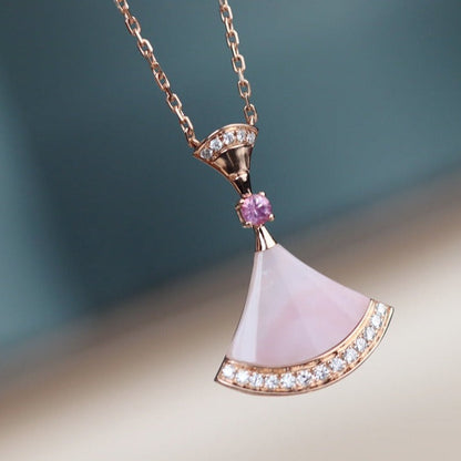 [Lumi Jewelry]DREAM NECKLACE PINK MOP DIAMOND