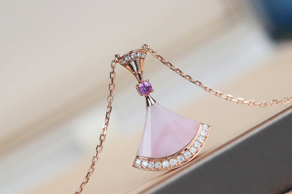 [Lumi Jewelry]DREAM NECKLACE PINK MOP DIAMOND
