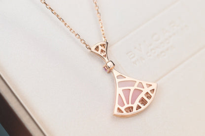 [Lumi Jewelry]DREAM NECKLACE PINK MOP DIAMOND