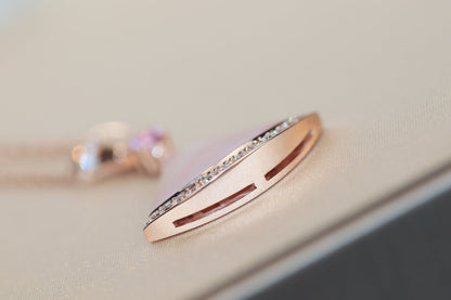 [Lumi Jewelry]DREAM NECKLACE PINK MOP DIAMOND
