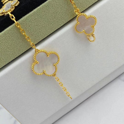 [Lumi Jewelry]MAGIC CLOVER MOP GOLD BRACELET 5 MOTIFS