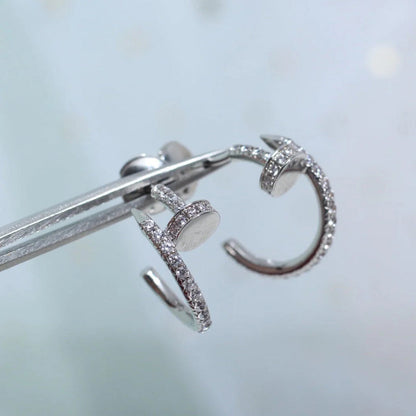 [Lumi Jewelry]JUSTE FULL DIAMOND SMALL EARRINGS