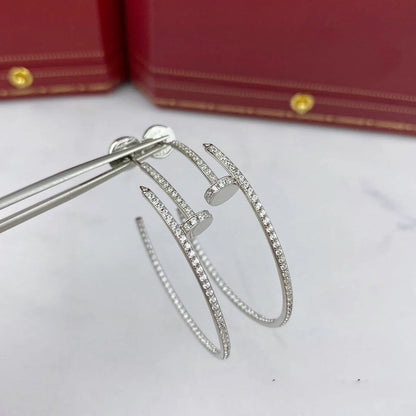 [Lumi Jewelry]JUSTE FULL DIAMOND LARGE EARRINGS
