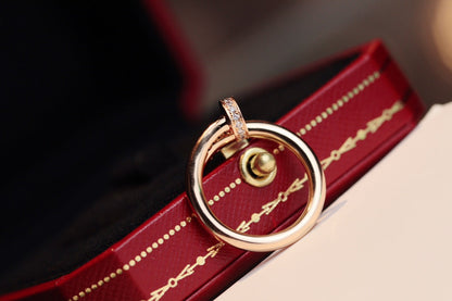 [Lumi Jewelry]JUSTE RING 2.65MM PINK GOLD DIAMOND