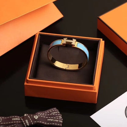 [Lumi Jewelry]H CLOUD BLUE BRACELET GOLD DIAMOND