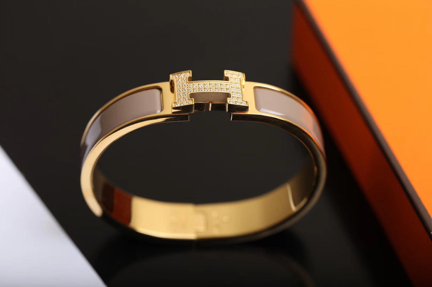 [Lumi Jewelry]H BRACELET GOLD DIAMOND