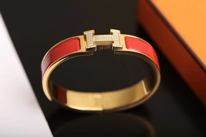 [Lumi Jewelry]H BRACELET GOLD DIAMOND