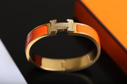 [Lumi Jewelry]H BRACELET GOLD DIAMOND