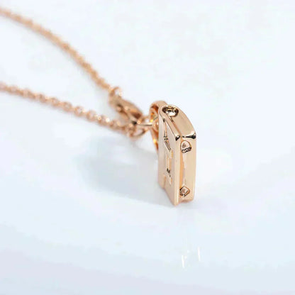 [Lumi Jewelry]AMULETTE PEDANT ROSE GOLD NECKLACE