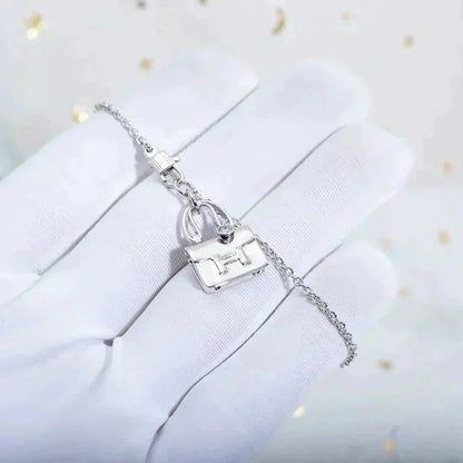 [Lumi Jewelry]AMULETTE PEDANT SILVER NECKLACE