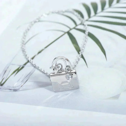 [Lumi Jewelry]AMULETTE PEDANT SILVER NECKLACE