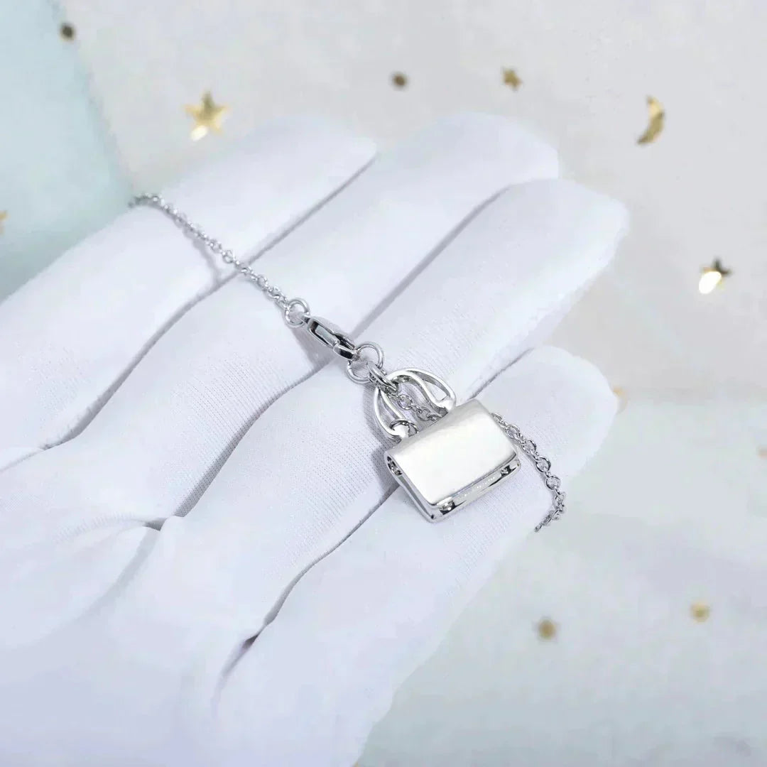 [Lumi Jewelry]AMULETTE PEDANT SILVER NECKLACE