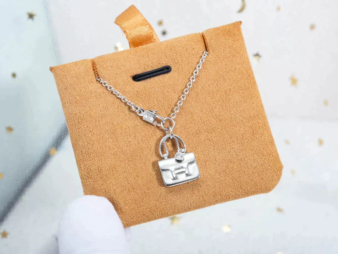 [Lumi Jewelry]AMULETTE PEDANT SILVER NECKLACE