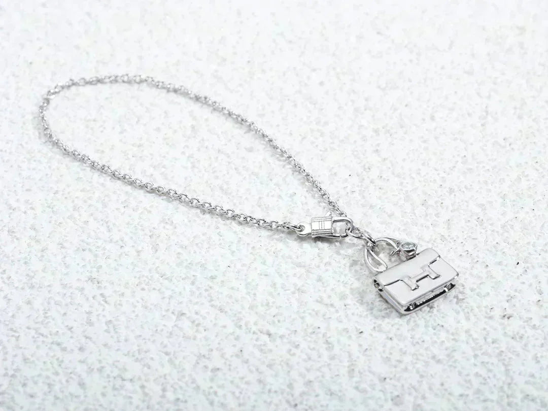[Lumi Jewelry]AMULETTE PEDANT SILVER NECKLACE