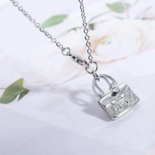 [Lumi Jewelry]AMULETTE PEDANT SILVER NECKLACE