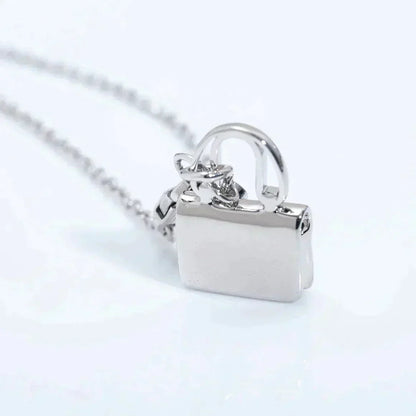 [Lumi Jewelry]AMULETTE PEDANT SILVER NECKLACE