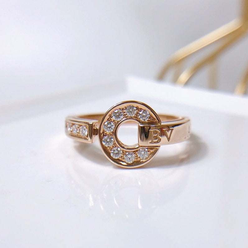 [Lumi Jewelry]DREAM RING DIAMOND PINK GOLD