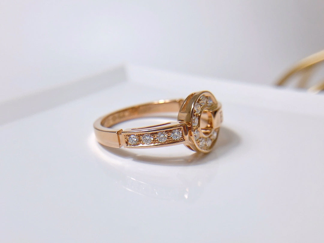 [Lumi Jewelry]DREAM RING DIAMOND PINK GOLD