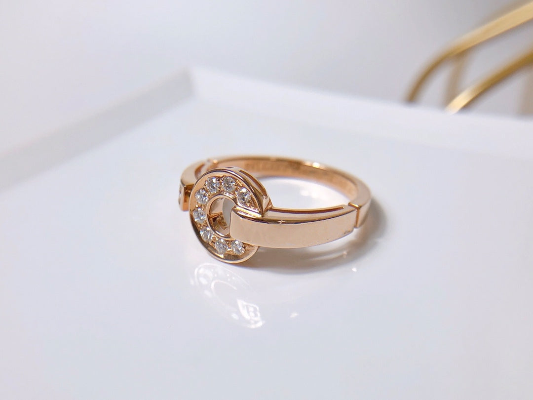 [Lumi Jewelry]DREAM RING DIAMOND PINK GOLD