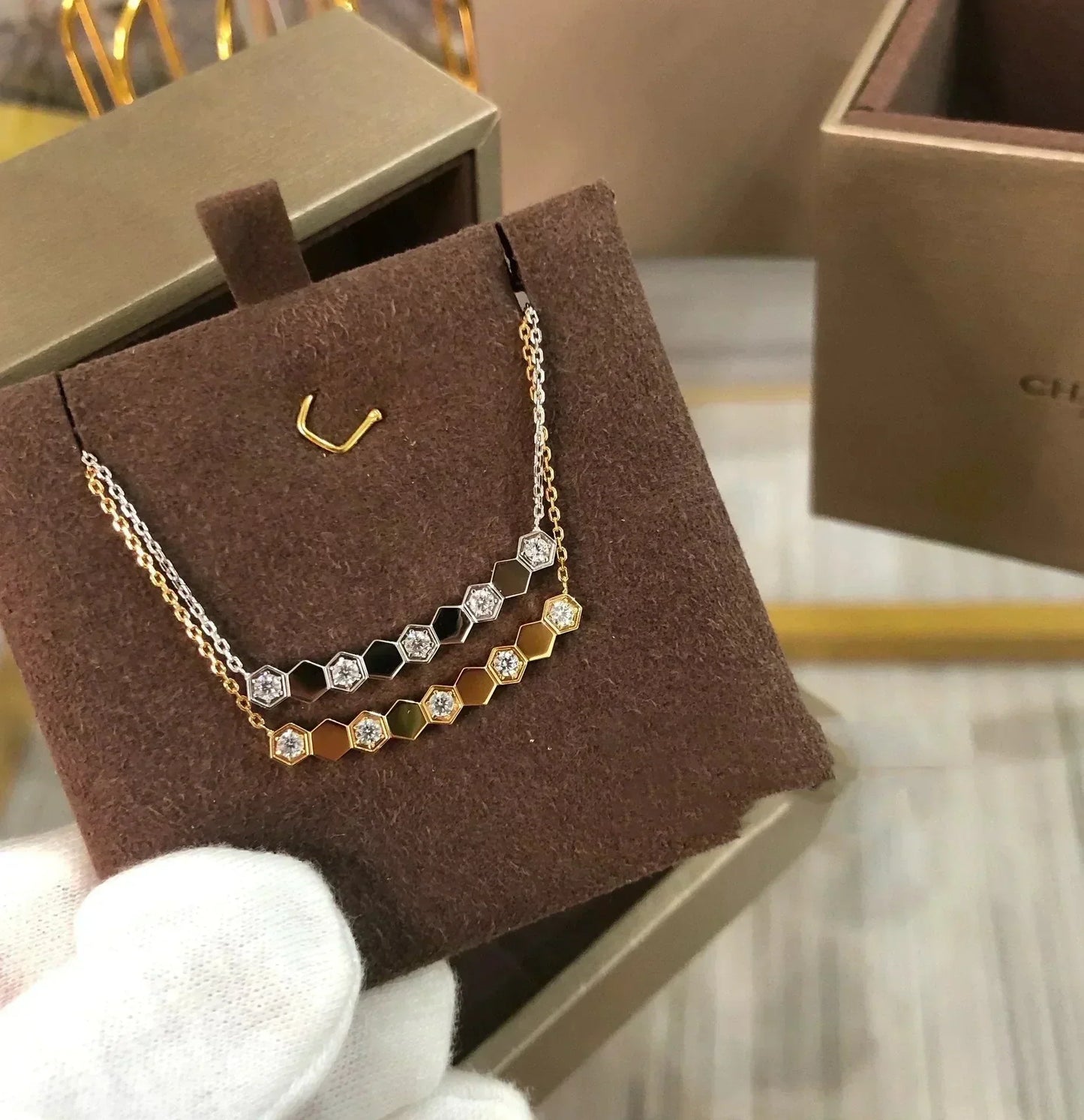 [Lumi Jewelry]BEE LOVE NECKLACE DIAMOND