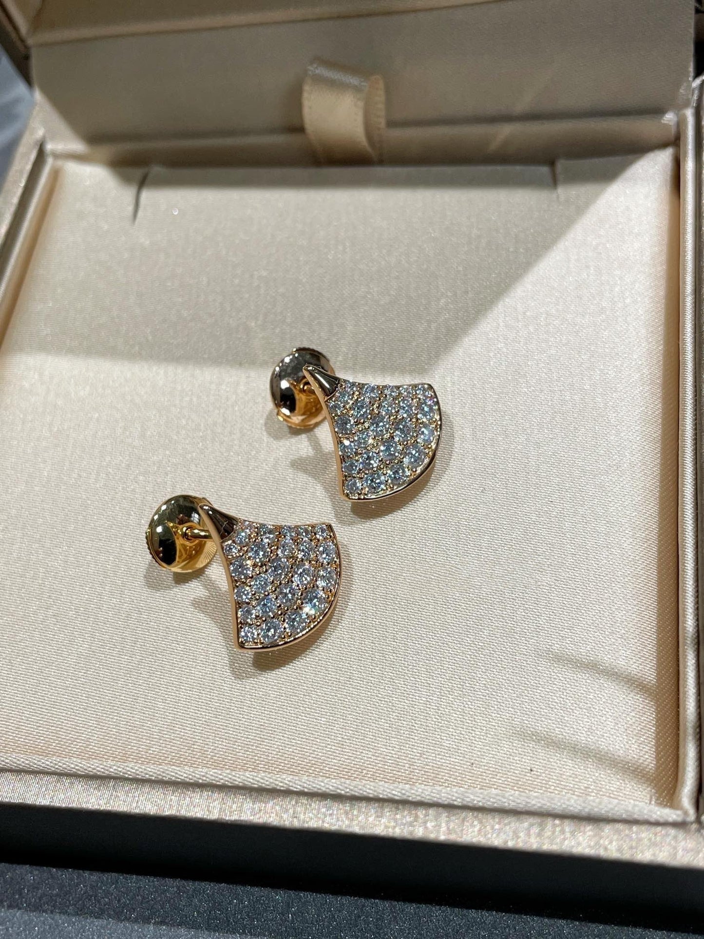 [Lumi Jewelry]DREAM STUD EARRINGS DIAMOND