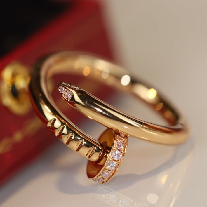 [Lumi Jewelry]JUSTE RING 2.65MM GOLD DIAMOND