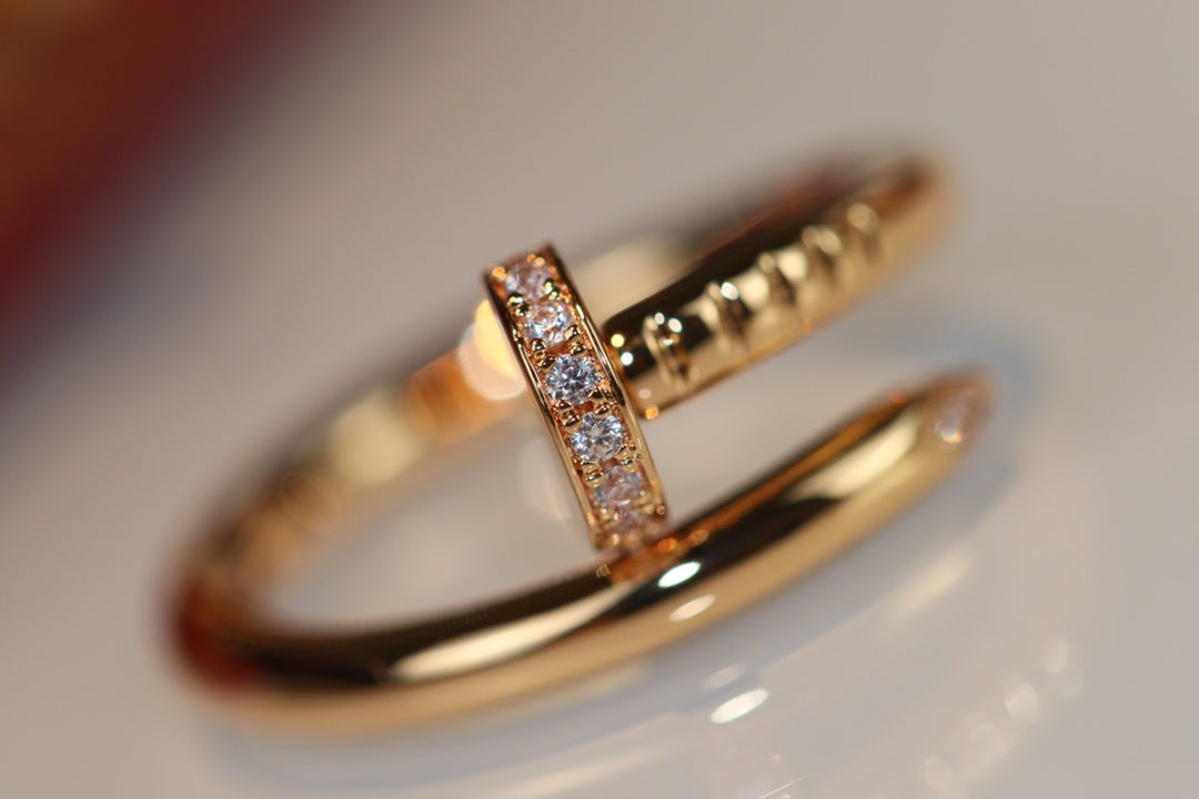 [Lumi Jewelry]JUSTE RING 2.65MM GOLD DIAMOND