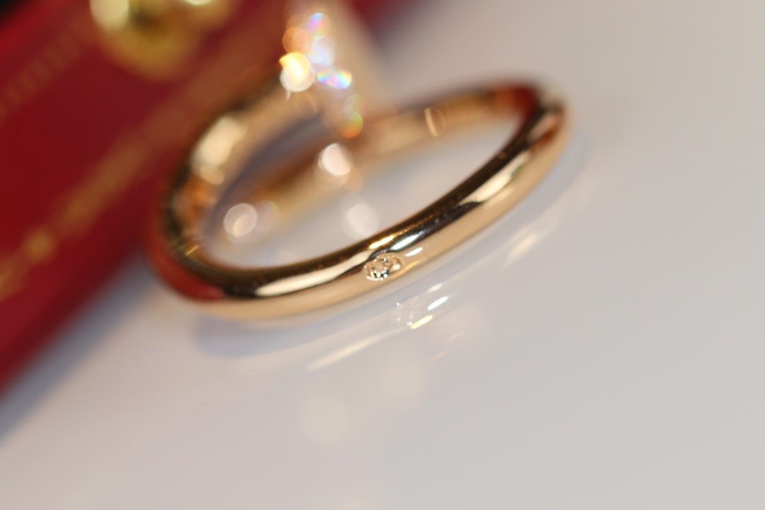 [Lumi Jewelry]JUSTE RING 2.65MM GOLD DIAMOND