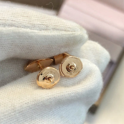 [Lumi Jewelry]DREAM EARRINGS 3 MOTIFS ONYX MOP PINK GOLD