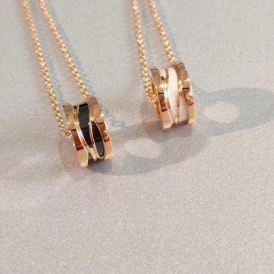 [Lumi Jewelry]ZERO 1 NECKLACE PINK GOLD