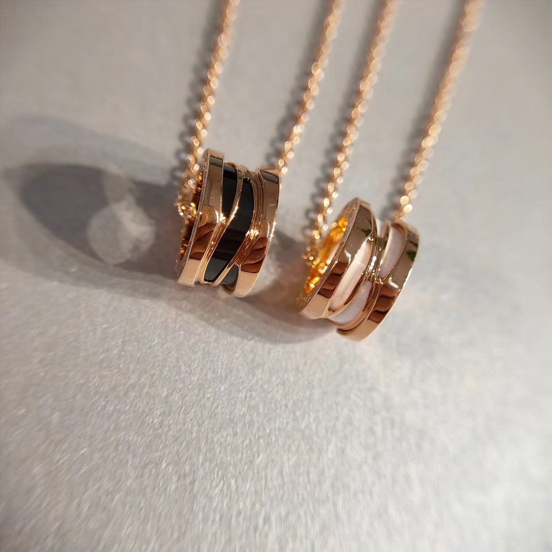 [Lumi Jewelry]ZERO 1 NECKLACE PINK GOLD