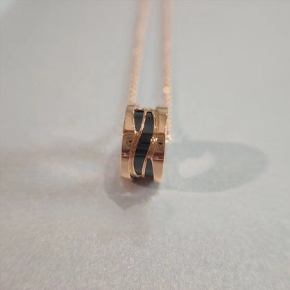 [Lumi Jewelry]ZERO 1 NECKLACE PINK GOLD