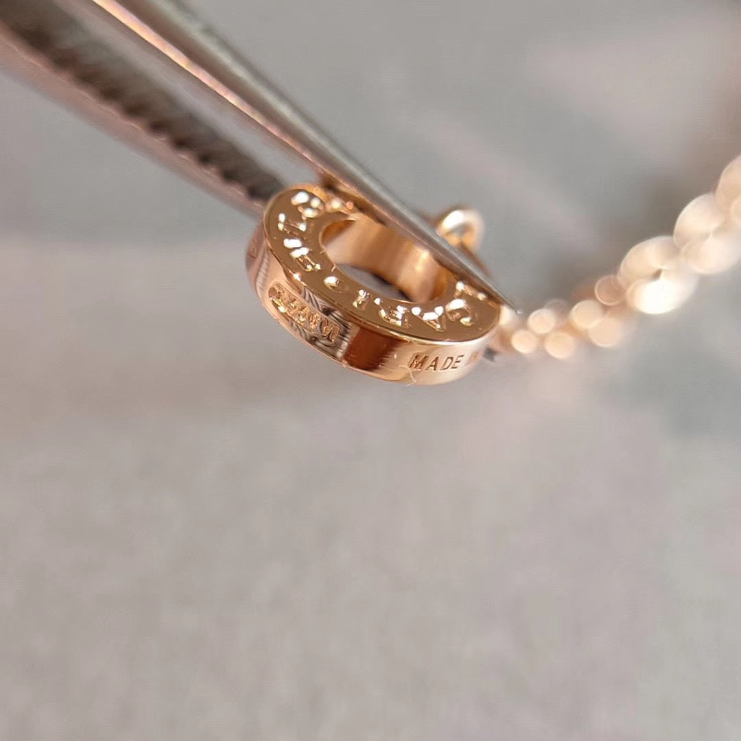 [Lumi Jewelry]ZERO 1 NECKLACE PINK GOLD