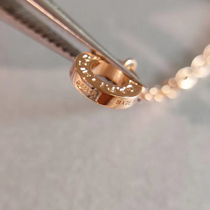 [Lumi Jewelry]ZERO 1 NECKLACE PINK GOLD