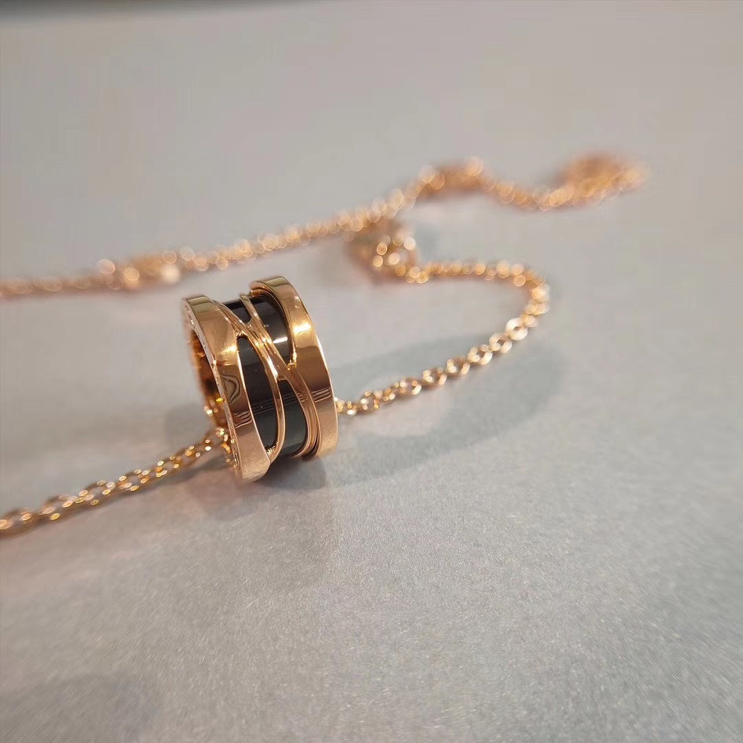 [Lumi Jewelry]ZERO 1 NECKLACE PINK GOLD