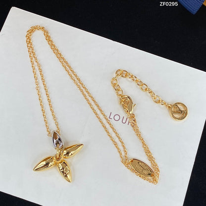 [Lumi Jewelry]LOUISETTE PEDANT GOLD NECKLACE