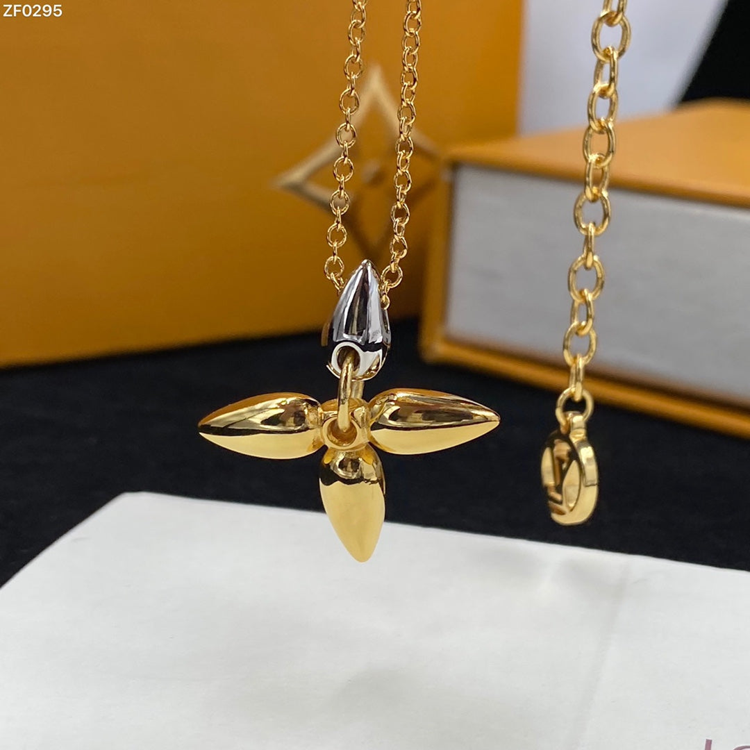 [Lumi Jewelry]LOUISETTE PEDANT GOLD NECKLACE