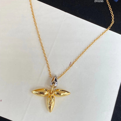 [Lumi Jewelry]LOUISETTE PEDANT GOLD NECKLACE