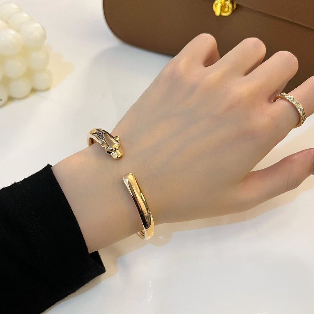 [Lumi Jewelry]PANTHERE GOLD OPEN BRACELET