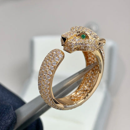 [Lumi Jewelry]PANTHERE PINK GOLD DIAMOND RING