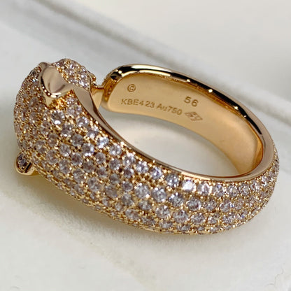 [Lumi Jewelry]PANTHERE PINK GOLD DIAMOND RING