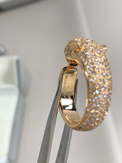 [Lumi Jewelry]PANTHERE PINK GOLD DIAMOND RING