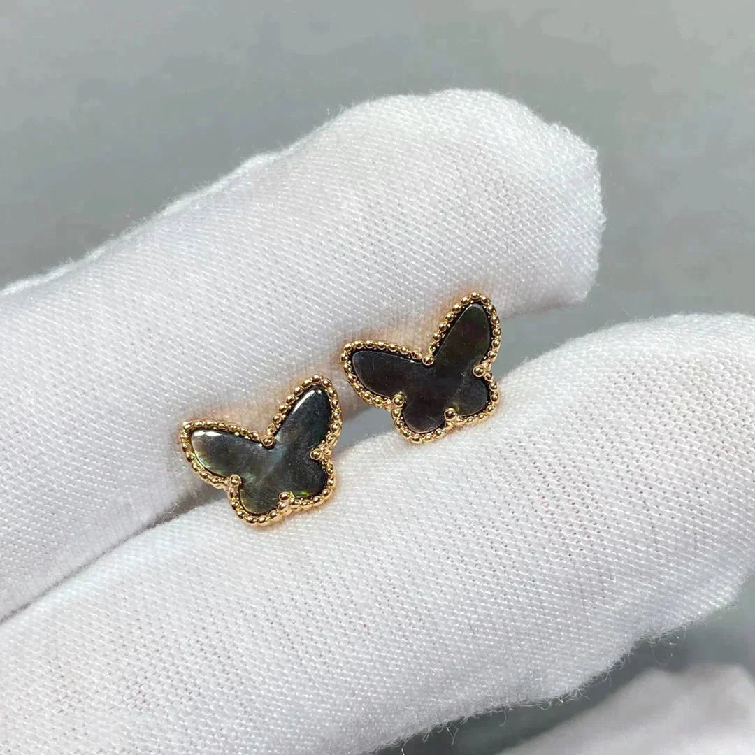 [Lumi Jewelry]BUTTERFLY DARK MOP  EARRINGS