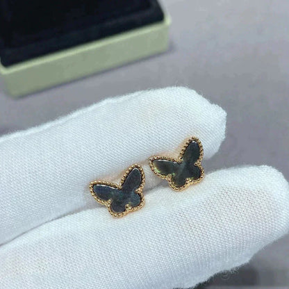 [Lumi Jewelry]BUTTERFLY DARK MOP  EARRINGS