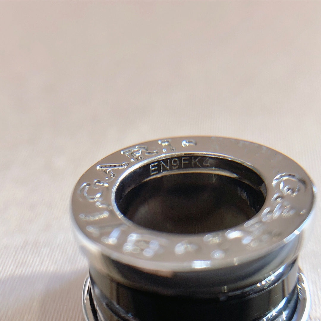 [Lumi Jewelry]ZERO 1 BLACK CERAMIC SILVER NECKLACE
