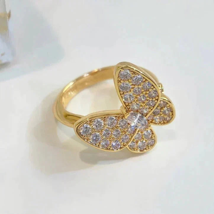 [Lumi Jewelry]BUTTERFLY DIAMOND RING