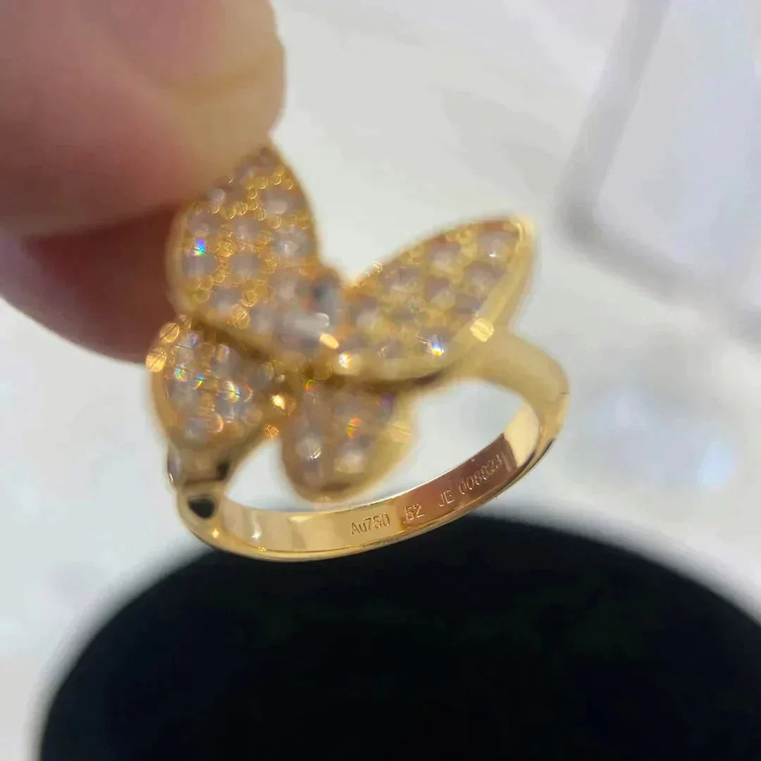 [Lumi Jewelry]BUTTERFLY DIAMOND RING
