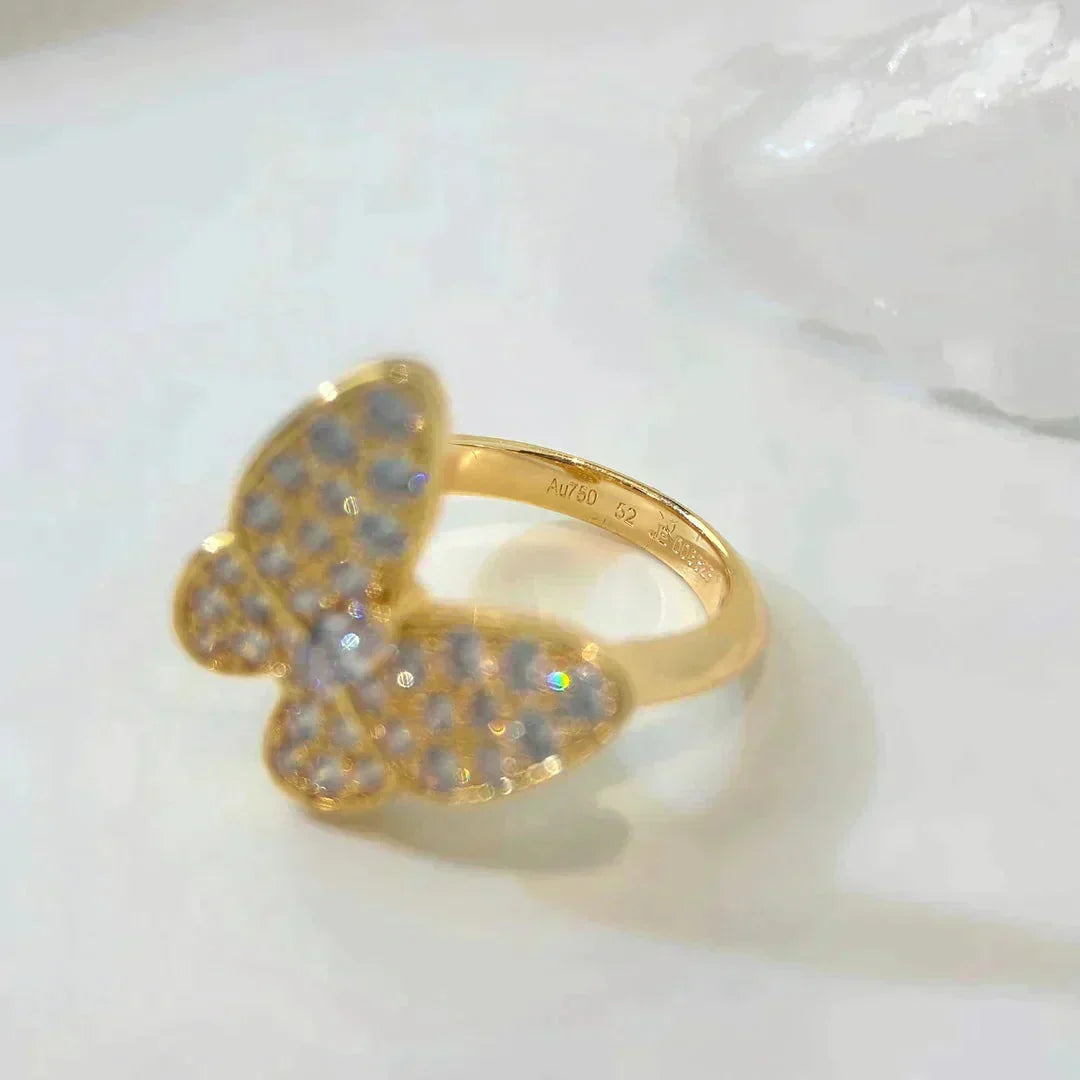 [Lumi Jewelry]BUTTERFLY DIAMOND RING